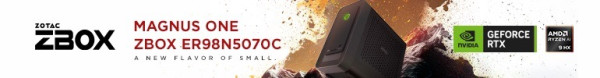 RTX 5070 鋼炮現身！ZOTAC 新一代 MAGNUS ONE ER98N5070C 體積僅 8 公升：首搭 Ryzen 9 旗艦處理器