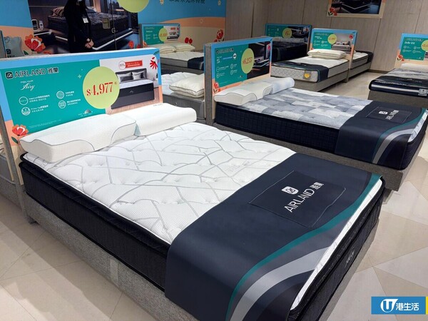 現場直擊 | 銅鑼灣SOGO床品及家品開倉低至33折 床褥/床墊/枕頭$359起 蓆夢思／雅芳婷／雅蘭