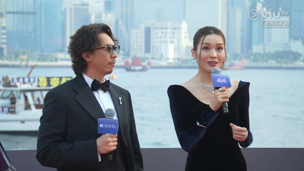 金像獎2026｜李佳芯貴氣晚裝艷壓紅地毯現場！深U領口首度亮相隔籬台ViuTV