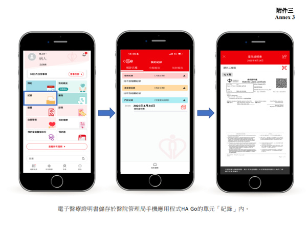 醫管局4.24推電子產假/病假紙 用戶可於HA Go自行下載並列印 附詳細教學