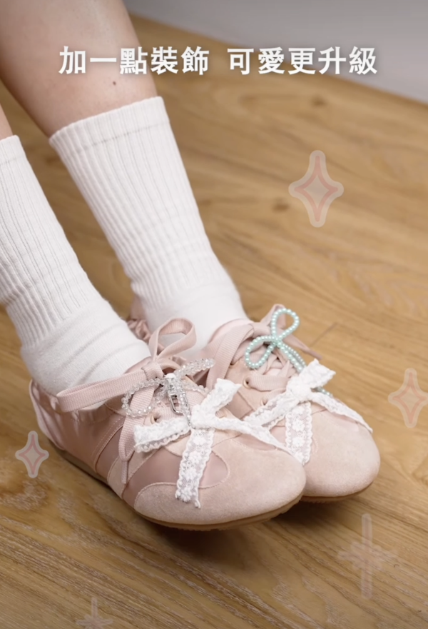 GU超人氣$199芭蕾舞鞋改造法！3招低成本DIY專屬風格鞋子 手殘黨都做到！附綁帶技巧圖文教學