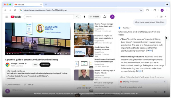 Gemini突發登陸Chrome：Gemini側邊欄殺到一鍵執相兼跨Tab格價 必學5大最強神技