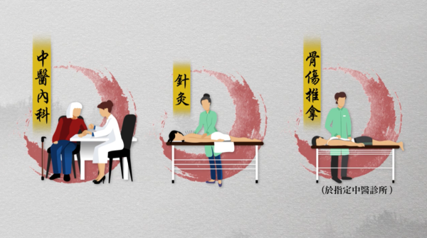 政府資助中醫門診服務懶人包（圖片來源︰YouTube@政府資助中醫服務）