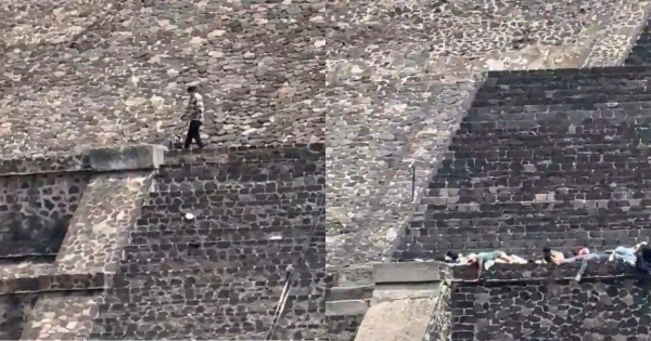 有片｜男子墨西哥金字塔頂突然向人群開槍 釀成遊客1死13傷槍手自盡身亡 