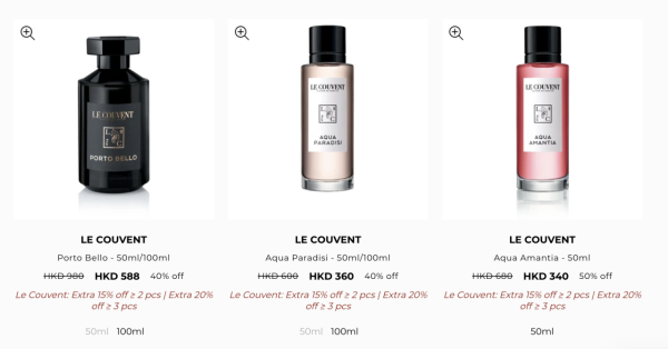 法國香水品牌Le Couvent低至4折！前Hermès調香師任總監！$306起買洛蔻芳純素香水