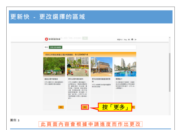 更改公屋申請資料（圖片來源︰房屋署）