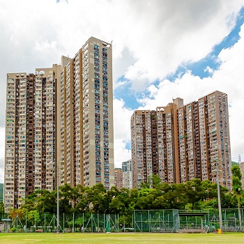 高質公屋︰沙田顯徑邨（圖片來源︰房委會）