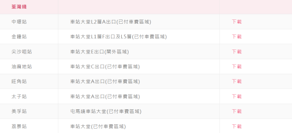 荃灣綫港鐵站內公共洗手間（圖片來源︰MTR）