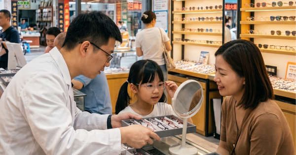 北上配眼鏡注意｜女童內地配眼鏡疑遭裝反鏡片！ 近視一年急增200度 醫生揭背後真正原因 