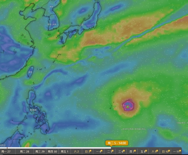 5.1長假恐打風！雙颱風黑格比醞釀生成 揭天文台AI及歐美急轉彎路徑