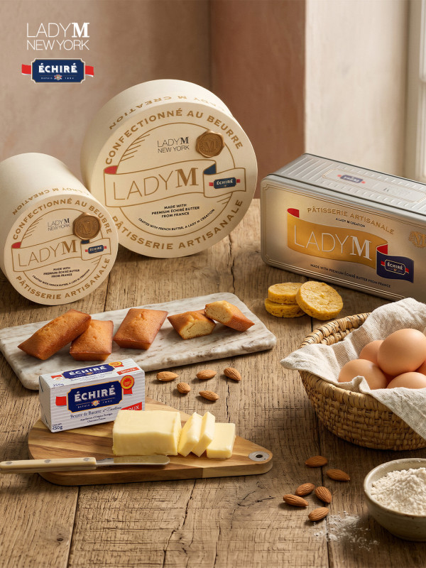Lady M x 頂級牛油品牌Échiré推烘焙新品 機場店限定法式費南雪/牛角酥/打卡禮遇