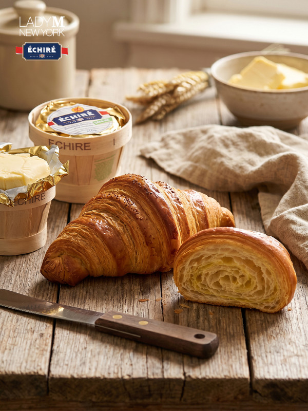 Lady M x 頂級牛油品牌Échiré推烘焙新品 機場店限定法式費南雪/牛角酥/打卡禮遇