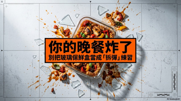 玻璃保鮮盒微波爐加熱爆炸！寫明耐高溫都出事？消防員：做錯一步隨時變廚房炸彈！附專家防爆救命關鍵