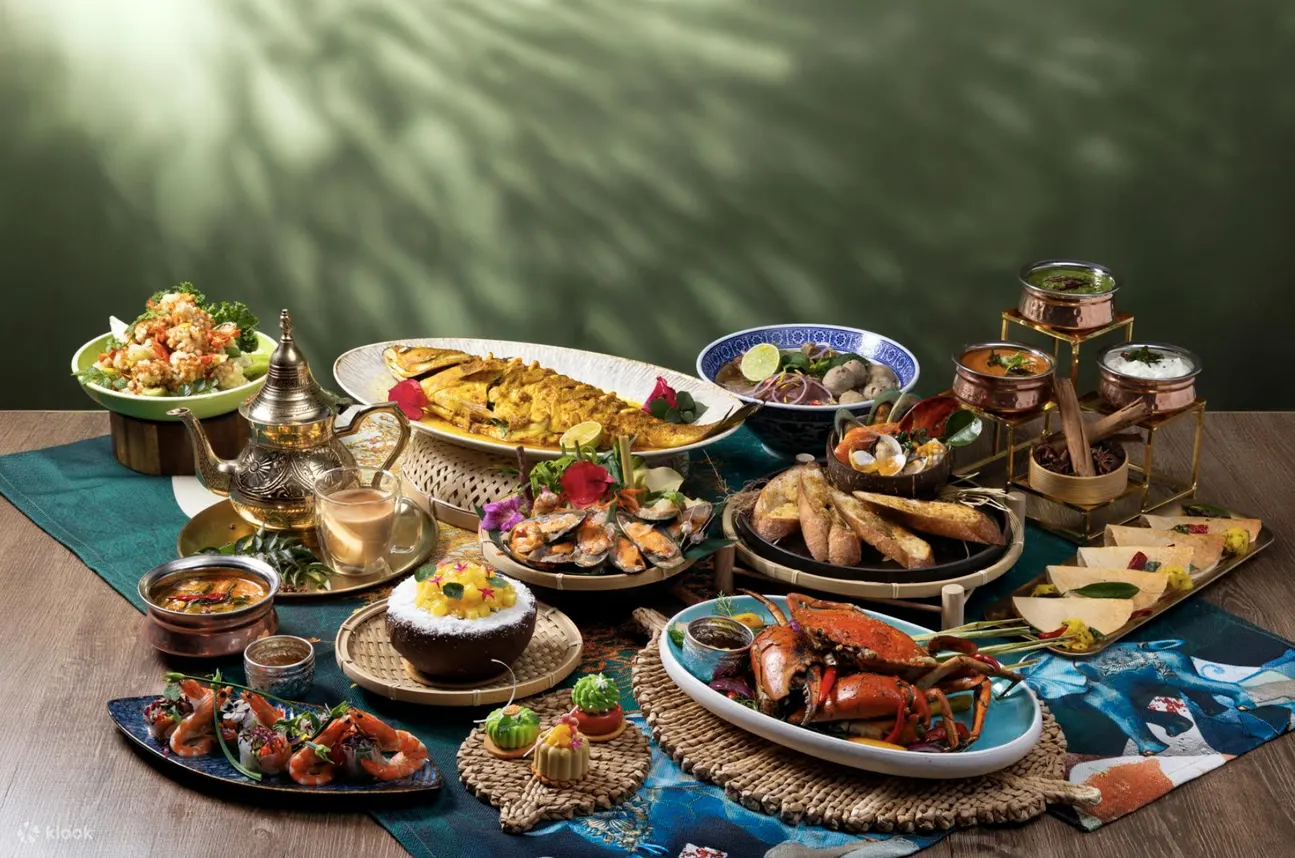 海洋公園萬豪酒店自助餐買一送一！3.5小時任食龍蝦/片皮鴨/泰式燒雞/炒大蝦/炒蟹！母親節送免費護手霜工作坊