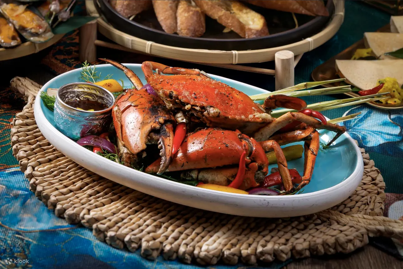 海洋公園萬豪酒店自助餐買一送一！3.5小時任食龍蝦/片皮鴨/泰式燒雞/炒大蝦/炒蟹！母親節送免費護手霜工作坊