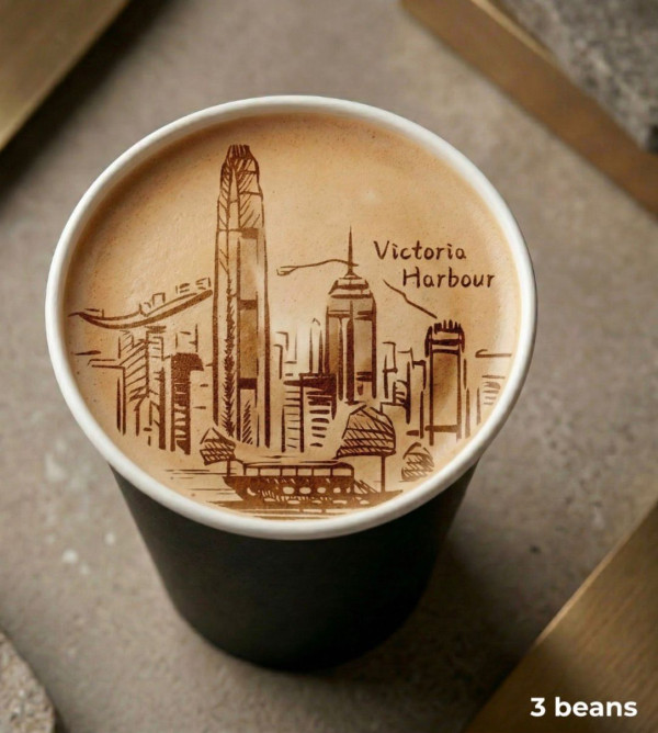 全新「AI印花咖啡機」登陸尖沙咀！一連6日派免費咖啡！自選香港特色靚景/字句 逾40款圖案