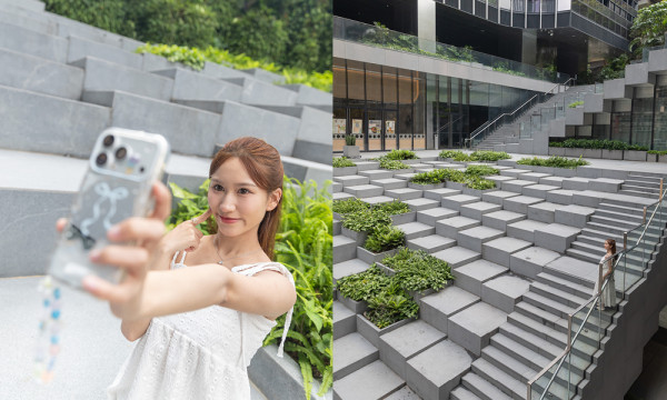 長沙灣打卡秘點 | 幾何+綠林風梯級園林廣場！附周邊4大必吃