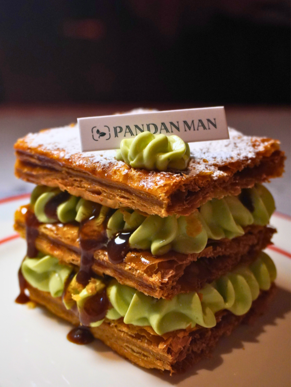 La Vache! 聯乘 Pandan Man 新推期間限定「班蘭拿破崙」 