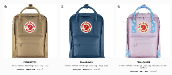 Fjallraven開倉低至2折！KanKen背包/KANGOL帽款/女裝$99起！ Fjallraven／KANGOL／Chios Club