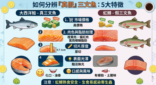 內地自助餐被爆用虹鱒扮三文魚 食客索償10倍賠償 拆解「真假三文魚」5大分辨特徵 