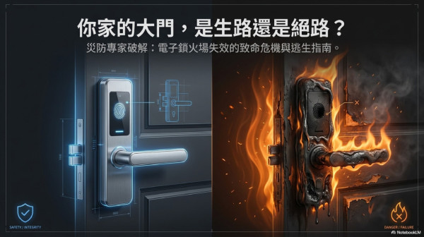 電子鎖變「奪命鎖」火警開唔到門？消防員揭3大「致命傷」高溫失效隨時卡死！即檢查有無一保命設計