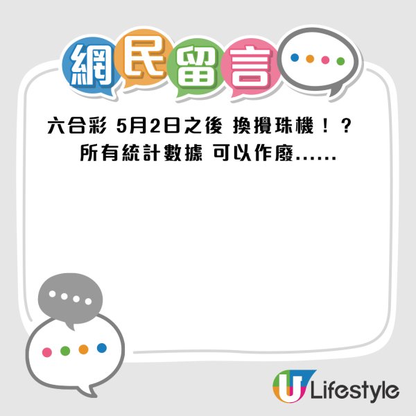 圖片資料來源：Facebook@「齊齊研究六合彩！」社群網民回應