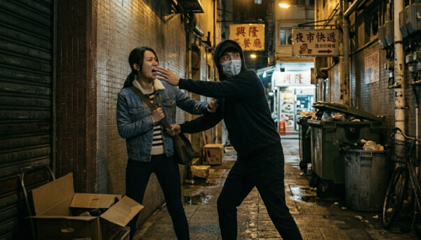 港女下班遇蒙面男搶手機！ 提醒網民深夜獨行切勿做2件事 苦主回憶：第一次搶唔到仲唔死心