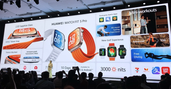 HUAWEI 2026 旗艦新品全線爆發！WATCH FIT 5 系 列糖尿病風險研究成焦點 MatePad Pro Max 平板現身