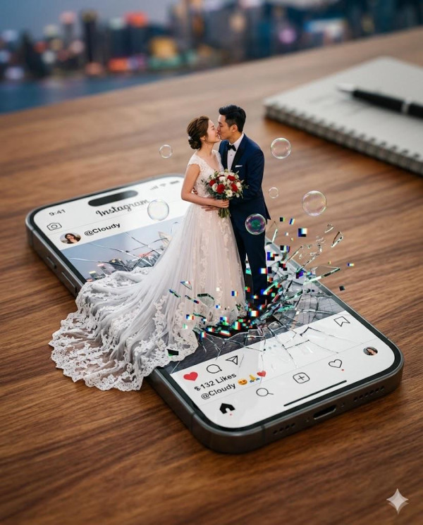 【Gemini/GPT爆玻璃圖】衝手機3D圖點整？抄AI指令極速出圖 iPhone一鍵轉靜態圖變Live背景