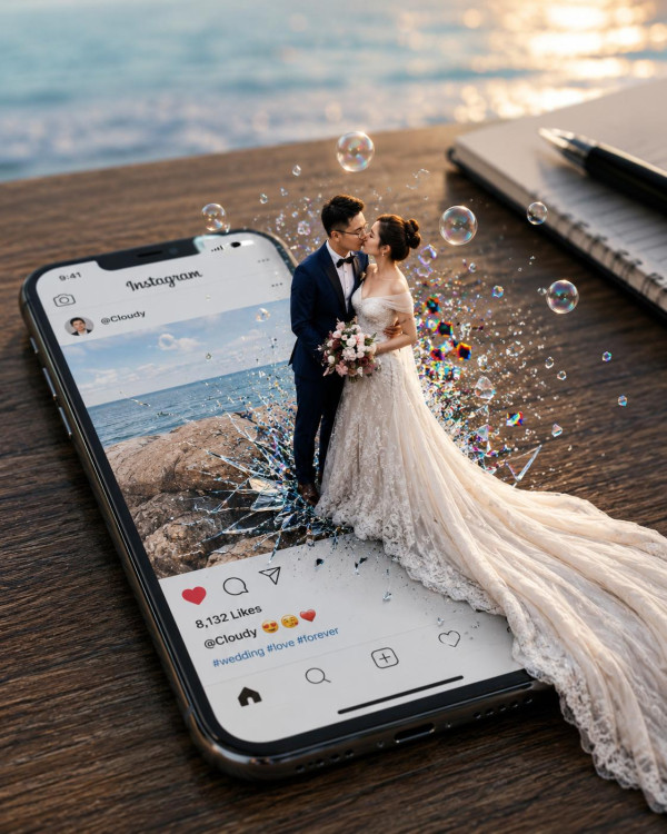 【Gemini/GPT爆玻璃圖】衝手機3D圖點整？抄AI指令極速出圖 iPhone一鍵轉靜態圖變Live背景