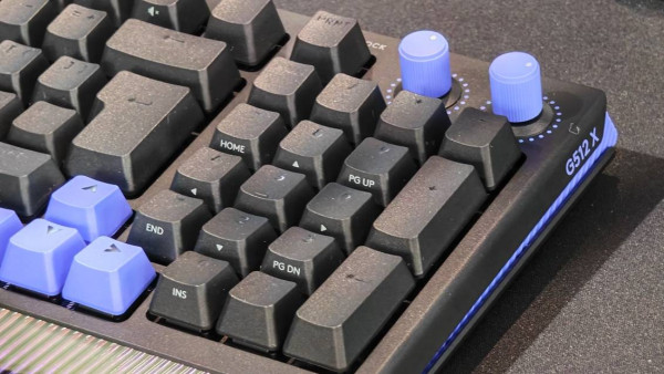 返工打字、放工打機一隻搞掂！Logitech G512 X 旗艦規格：頂級 Gasket 結構＋雙旋鈕自訂、白色外型美學天花板