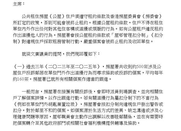 公屋裝Cam防滋擾恐被收樓！房署揭250戶違規 踩1界線最嚴重即終止租約