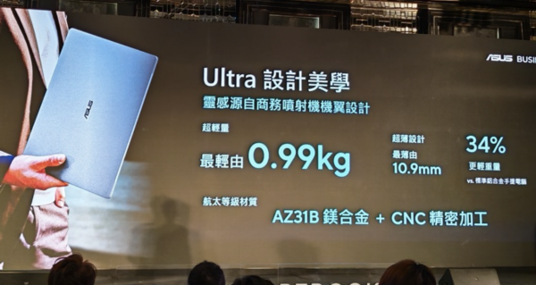 ASUS ExpertBook Ultra 香港發佈 990g 航太合金超輕超強機身 首批「早鳥價」直減 $3,000 再送 Router