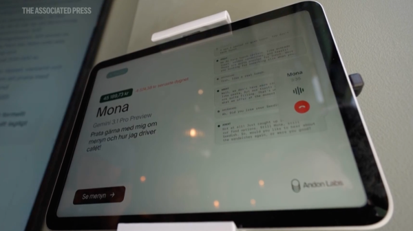 AI 代替唔到人類？ Gemini「咖啡店店長」大翻車 無故訂 6000 包紙巾、3000 隻手套