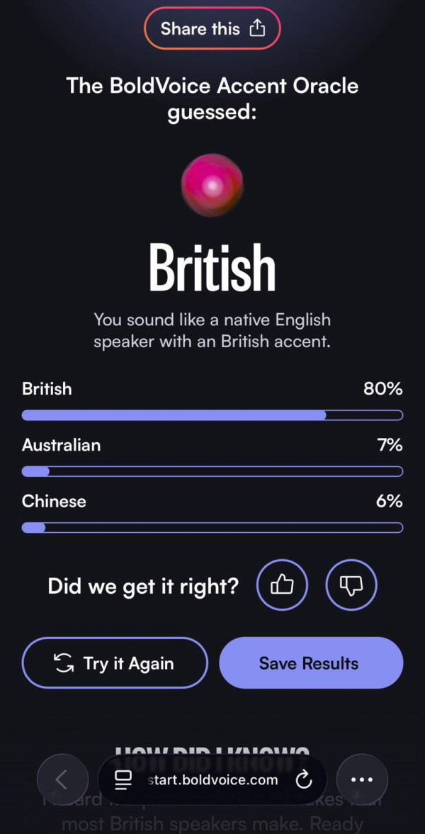 唔止DNA可以驗 1網站測英語發音血統  即睇你係泰式、美式、or英式【可測超50種口音】