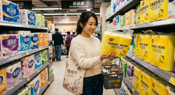 患癌元兇疑是有味黃色廁紙（AI製圖）