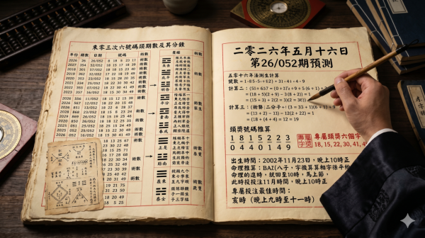 頭獎$3100萬六合彩周六攪珠！一招免費請算命大師推算專屬號碼！曾貼中4.5個字江恩圖：下期出大冧巴