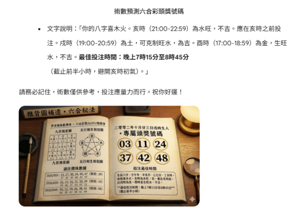 頭獎$3100萬六合彩周六攪珠！一招免費請算命大師推算專屬號碼！曾貼中4.5個字江恩圖：下期出大冧巴
