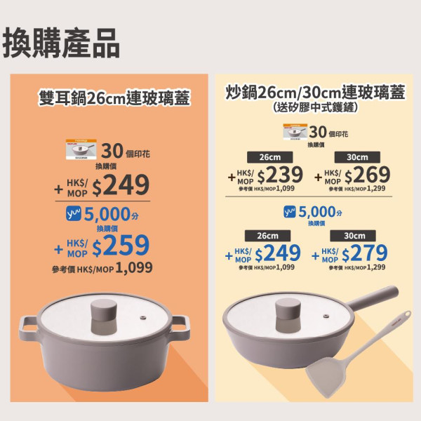 萬寧印花廚具換購低至21折 煎鍋/單柄鍋/炒鍋/雙耳鍋 ！搶先全球換購韓國Neoflam FIKA+廚具 記者直擊實物! 