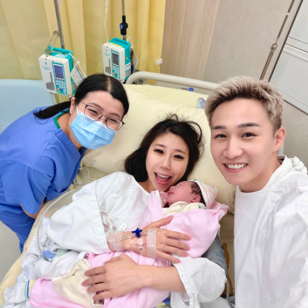 TVB「億萬女婿」容天佑報喜！太太順產誕7磅幾巨嬰B女：阿女等埋我收工先作動
