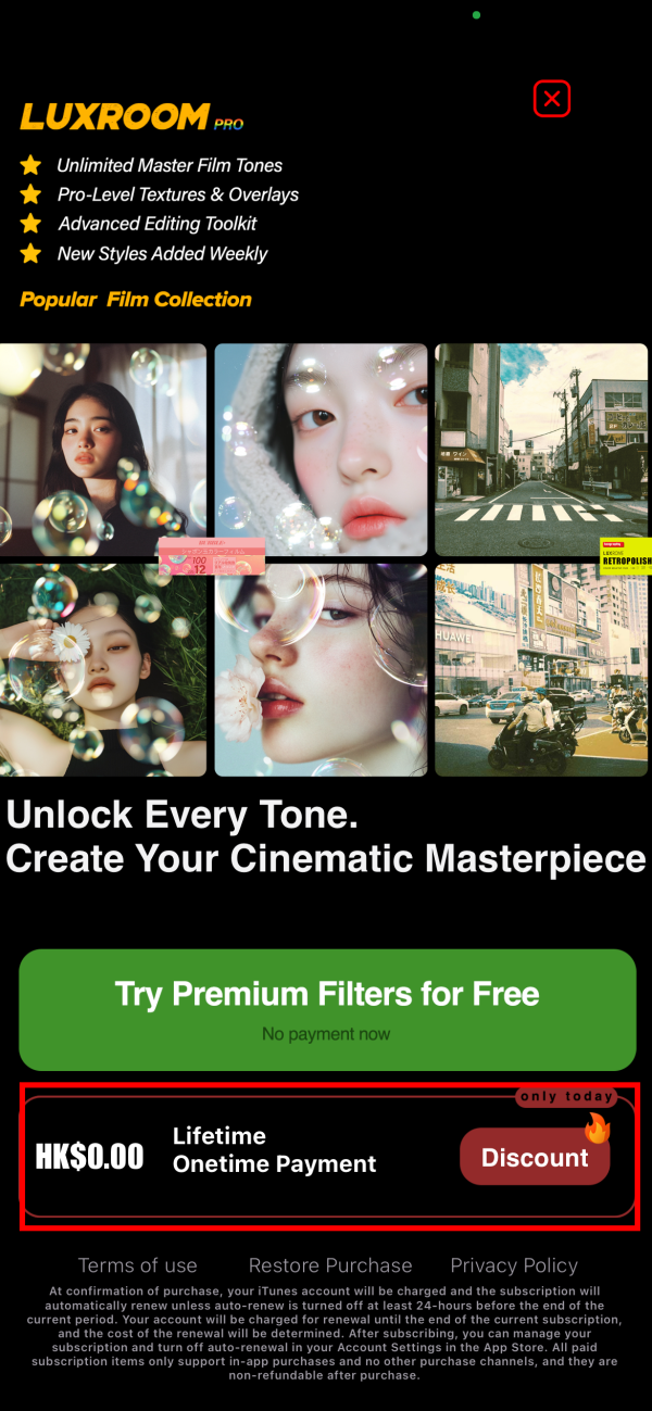 限時免費｜iPhone神級菲林相機App 一鍵解鎖36種經典膠片濾鏡 輕鬆影出90年代復古風照片【即睇領取教學】