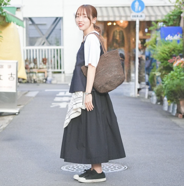MUJI手工編織馬尼拉麻手挽袋