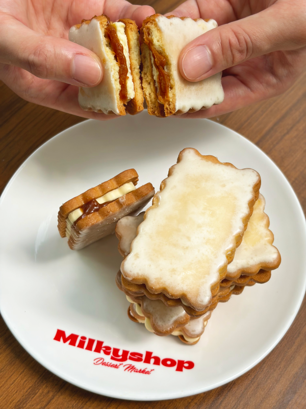 MilkyShop 全球首發新口味香港率先開賣   伯爵茶／草莓白朱古力Butter Sand