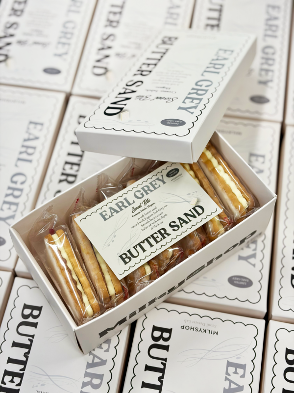MilkyShop 全球首發新口味香港率先開賣   伯爵茶／草莓白朱古力Butter Sand