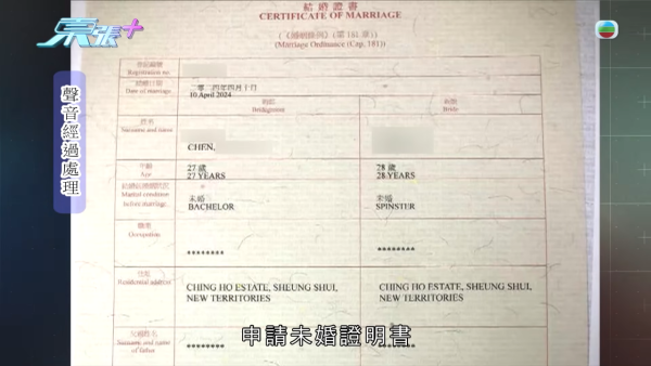 東張西望|港女失身份證驚變假結婚人妻 竟收「老公」離婚起訴狀大崩潰
