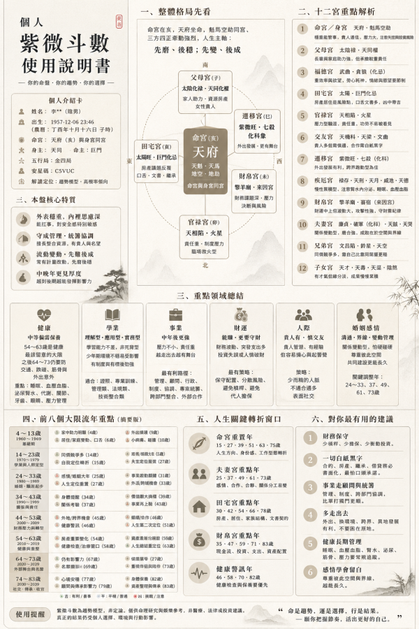 【GPT/Gemini自睇紫微斗數】解讀紫微星盤用文墨天機AI指令精準算！個人紫微分析一圖睇清