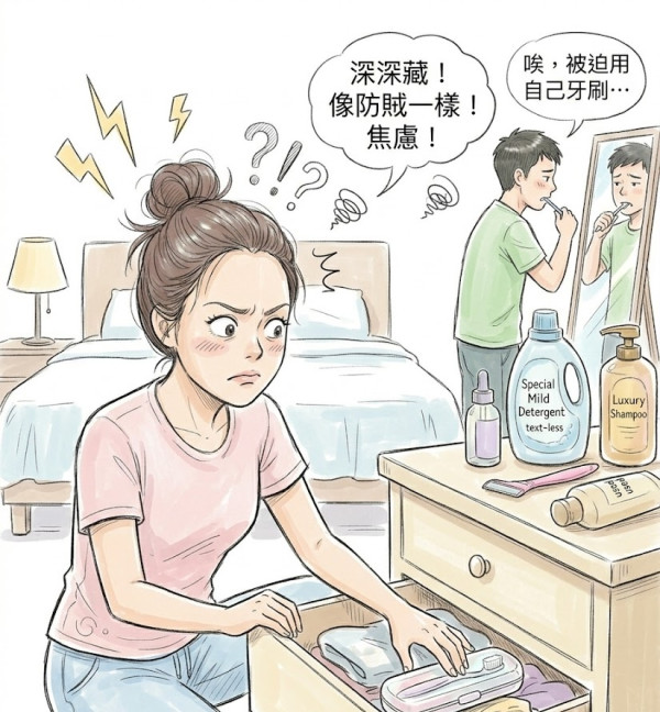 人妻驚揭老公共用私物！超噁心怪癖震碎三觀 浴室斷正竟然咁樣解釋