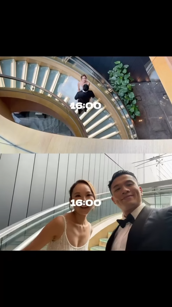 41歲李綺雯延婚5年終大婚出嫁！嫁星級教練老公維港完婚 打破傳統只穿3套禮服