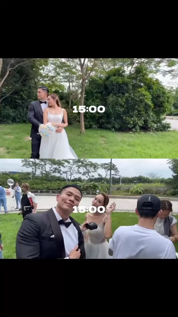 41歲李綺雯延婚5年終大婚出嫁！嫁星級教練老公維港完婚 打破傳統只穿3套禮服