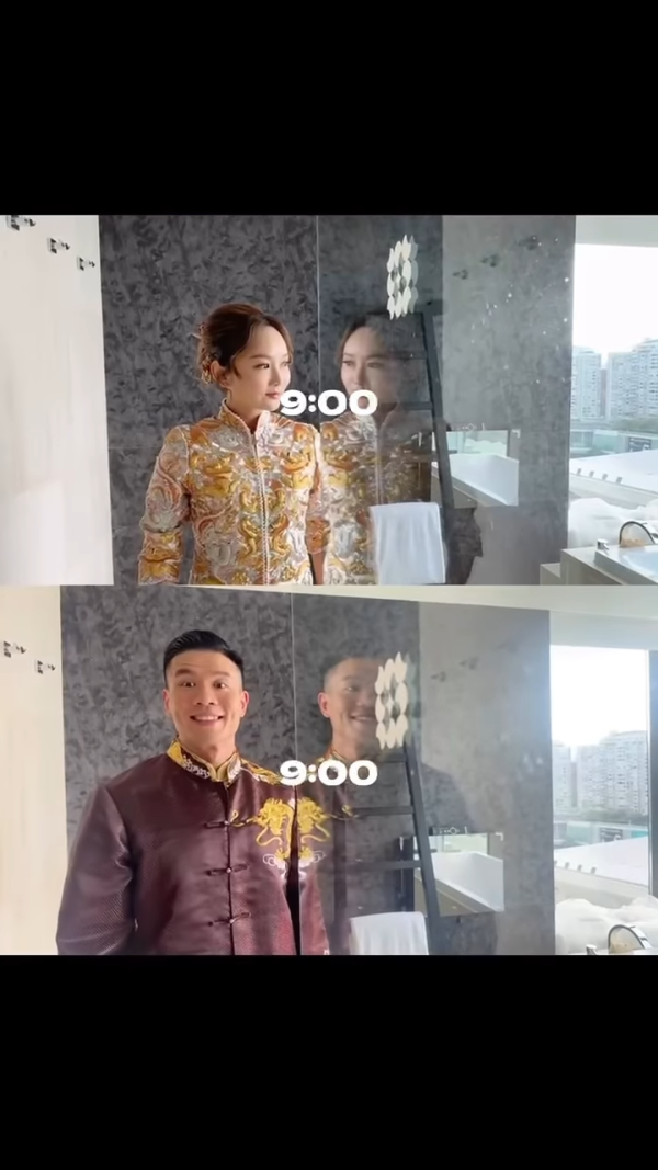 41歲李綺雯延婚5年終大婚出嫁！嫁星級教練老公維港完婚 打破傳統只穿3套禮服